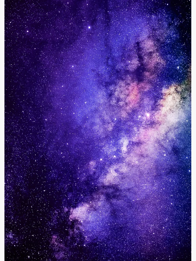 Galaxy, Galaxy print, Blue, Purple, Black, Stars print, Modern art, Wall  art, Print, Minimalistic, Modern Art Print for Sale by juliaemelian