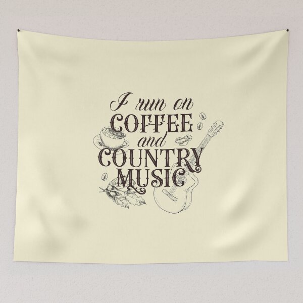 Item preview, Corro con café y música country designed and sold by edwinvisuals.