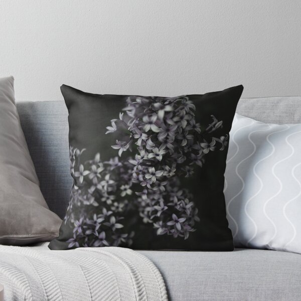 Darc lilac Throw Pillow