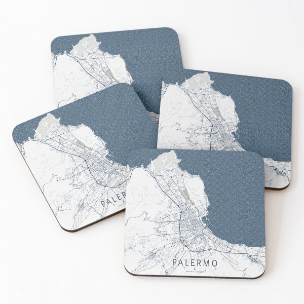 Item preview, Palermo City Map of Sicily, Italy - Coastal designed and sold by deMAP.