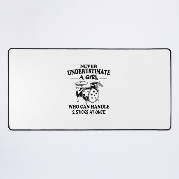 Item preview, Never Underestimate A Drummer Girl Drummers Band designed and sold by RanDiTES.