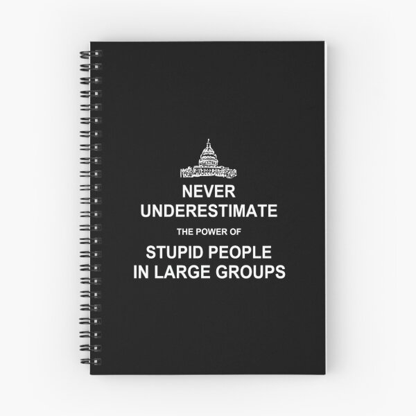 Item preview, Never Underestimate the Power of Stupid People in designed and sold by RanDiTES.