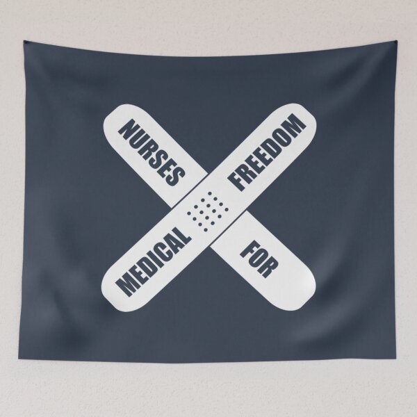 Item preview, Nurses for medical freedom band aid designed and sold by RanDiTES.