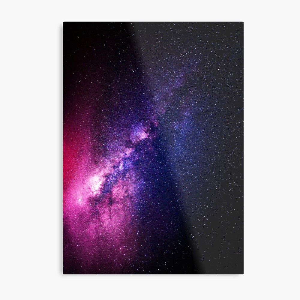 Galaxy, Galaxy print, Blue, Purple, Black, Stars print, Modern art