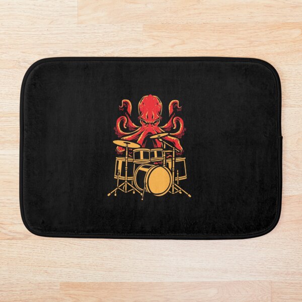 Item preview, Octopus Drummer Drumset Músico Rock Music Band M designed and sold by RanDiTES.
