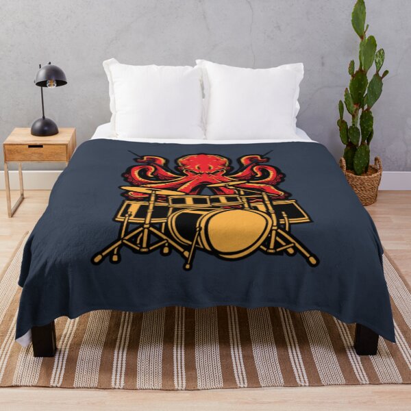 Item preview, Octopus Drummer Drumset Musician Rock Music Band M designed and sold by RanDiTES.