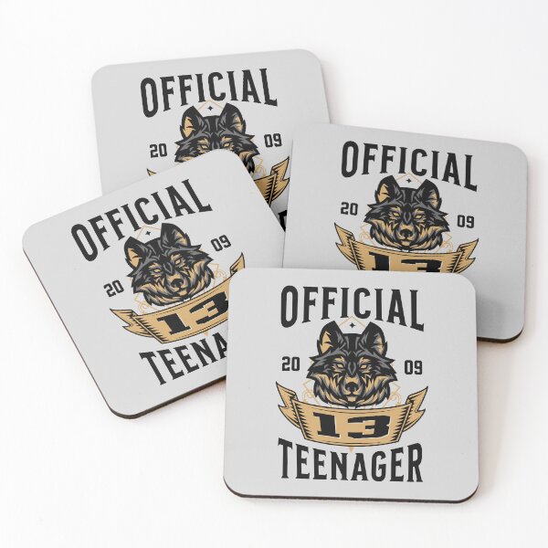 Item preview, Official Teenager | 13th Birthday Wolf For Girls Boys Funny designed and sold by JooArtPrints  ★★★★★.