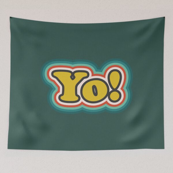Item preview, Yo T-ShirtYo! (Retro Pop Art Text)  designed and sold by EbisuKosho.