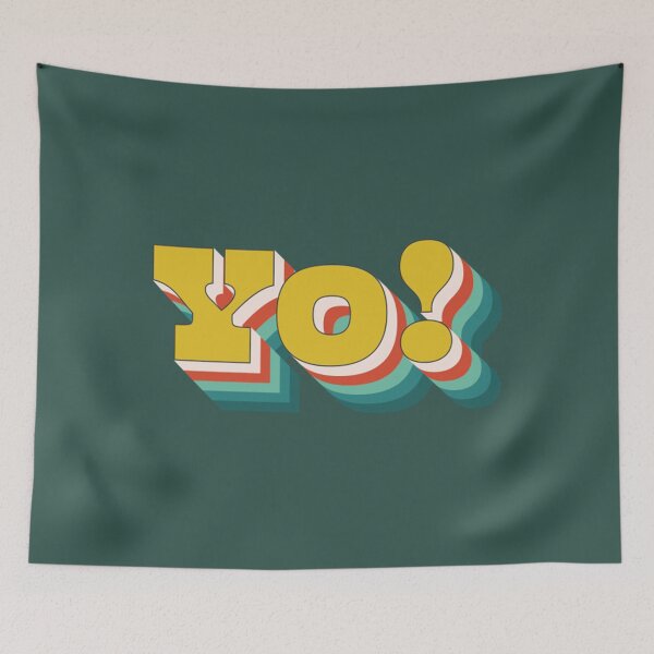 Item preview, Yo T-ShirtYo! (Retro Pop Art Text) designed and sold by EbisuKosho.