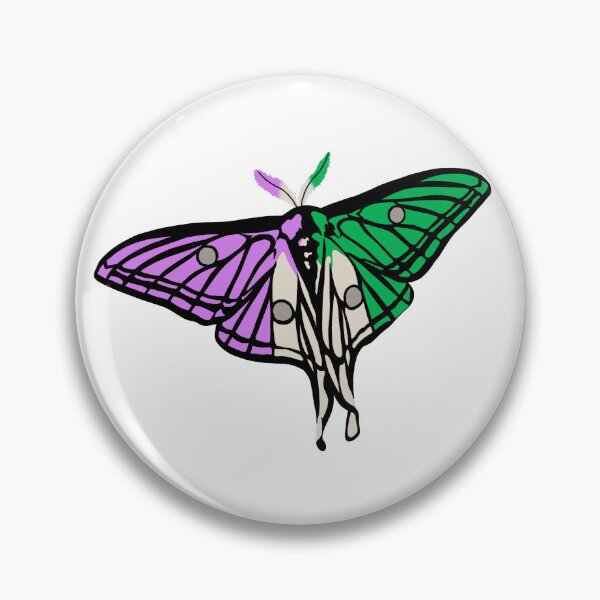 Item preview, Gender Queer Pride Moth designed and sold by SamanthaDrage.