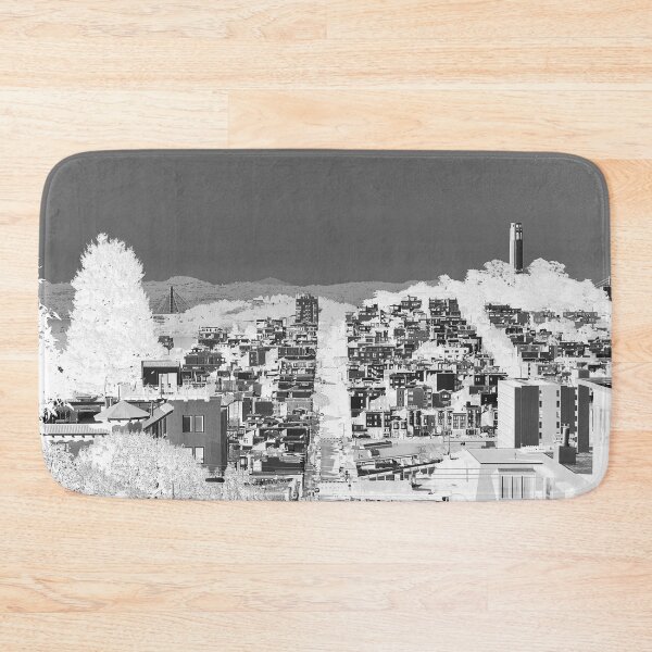 Item preview, elegant San Francisco skyline, Coit Tower USA designed and sold by Mauswohn.