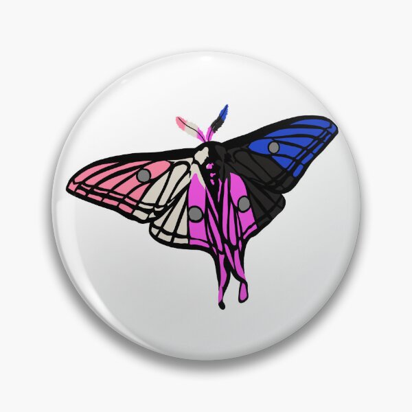 Item preview, Genderfluid Pride Moth designed and sold by SamanthaDrage.
