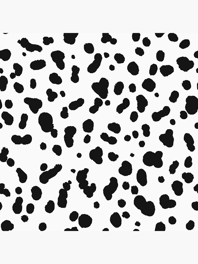 "Dalmatian Dots Pattern" Sticker for Sale by Redbubble