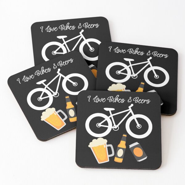 Item preview, I Love Bikes And Beer Mountain Bike Bicycle Cycling Classic T-Shirt designed and sold by amberk1cira.