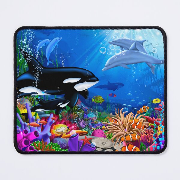 Item preview, Orca's Wondrous Shipwreck designed and sold by GeraldNewtonArt.