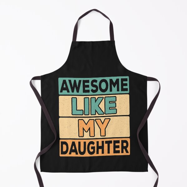 Item preview, Awesome Like My Daughter Dad Daddy Papa Father Retro T-Shirt designed and sold by margettekwbg.