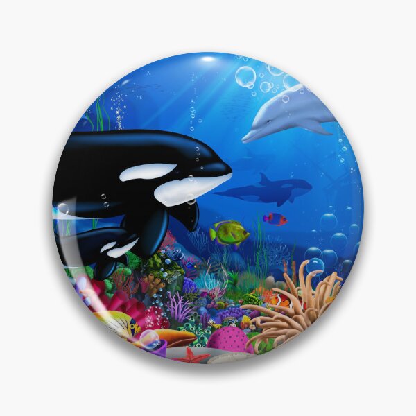 Item preview, Orca's Wondrous Shipwreck designed and sold by GeraldNewtonArt.