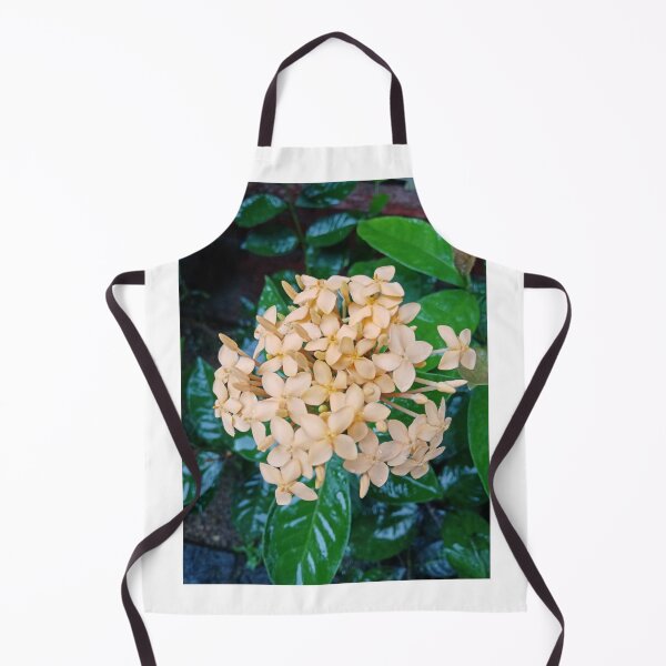 Item preview, Yellow Light Orange Cream Color Rathmal/ Ixora Coccinea Floral Photography Design designed and sold by DHAMMISTYLES.