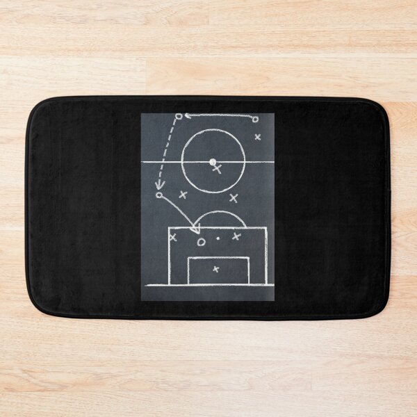 Item preview, Soccer Ball With Graphic Tactics Of Soccer Game With White Chalk Classic T-Shirt designed and sold by monica45je.
