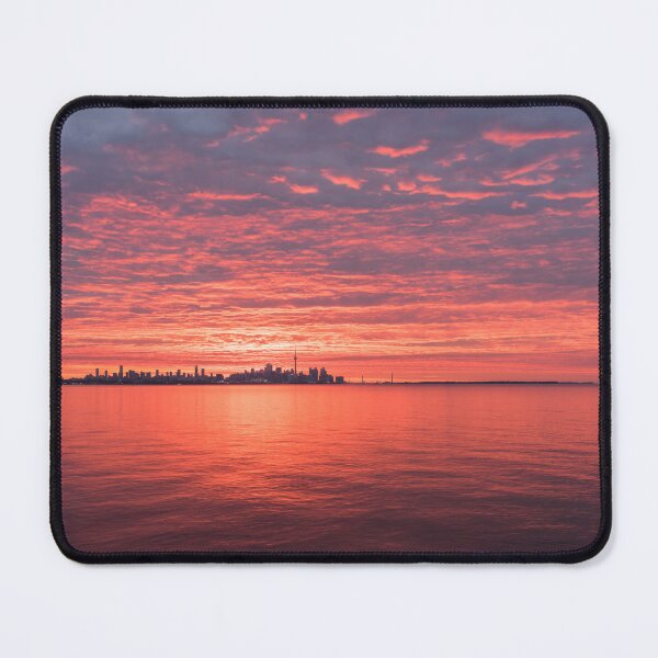 Item preview, Big Sky Splendor - Spectacular Sunrise Behind Toronto Skyline designed and sold by Georgia Mizuleva.