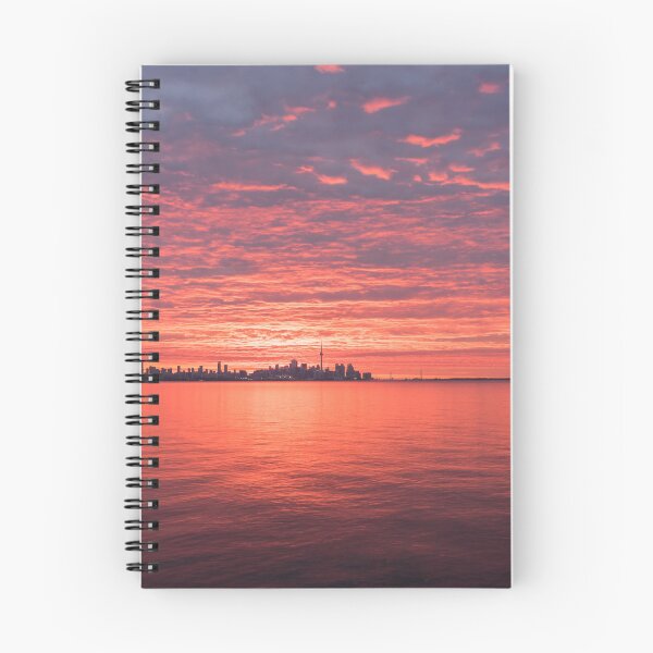 Item preview, Big Sky Splendor - Spectacular Sunrise Behind Toronto Skyline designed and sold by Georgia Mizuleva.