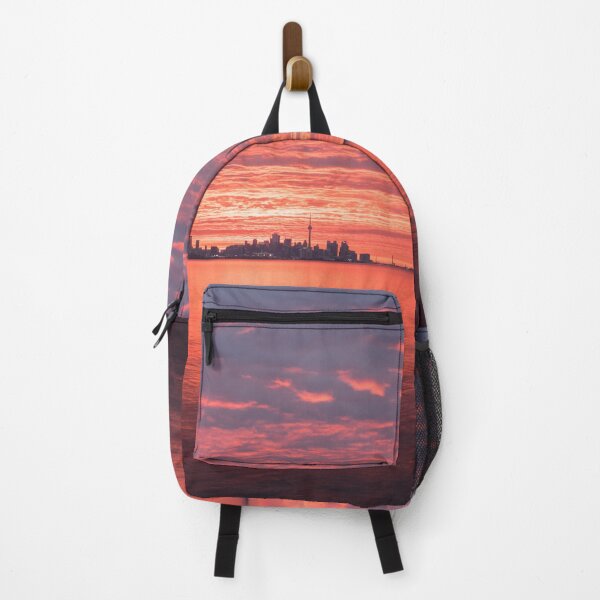 Item preview, Big Sky Splendor - Spectacular Sunrise Behind Toronto Skyline designed and sold by Georgia Mizuleva.