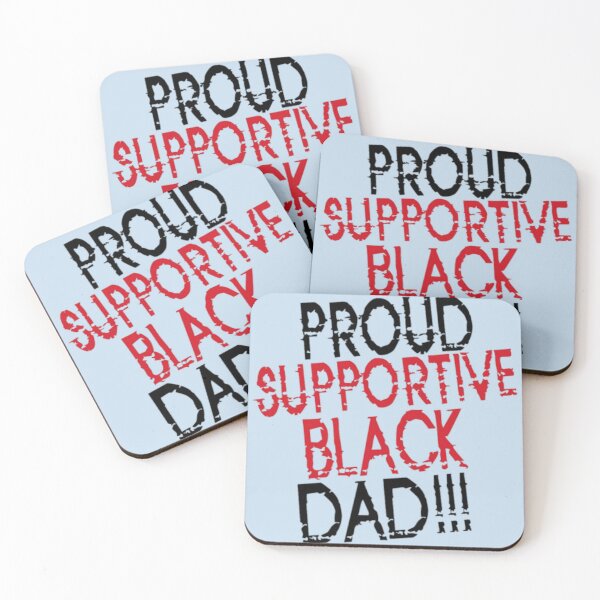 Item preview, Proud Supportive Black dad designed and sold by Tupcoolad.