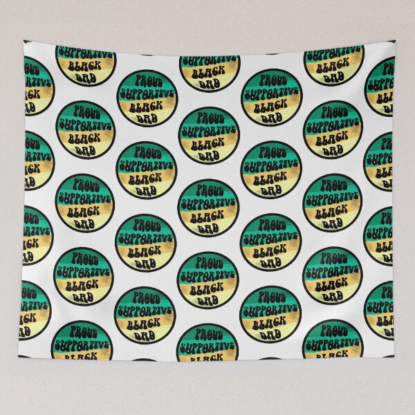 Item preview, Proud Supportive Black dad designed and sold by Tupcoolad.