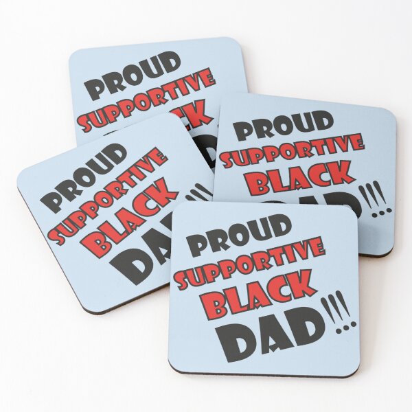 Item preview, Proud Supportive Black dad designed and sold by Tupcoolad.
