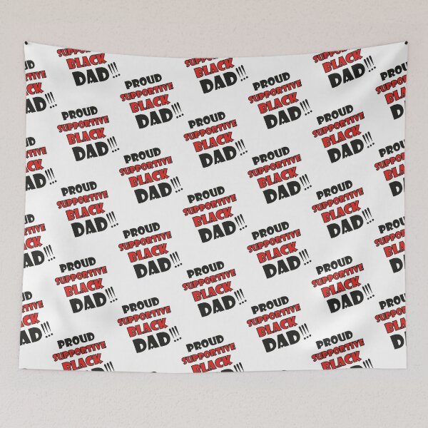 Item preview, Proud Supportive Black dad designed and sold by Tupcoolad.