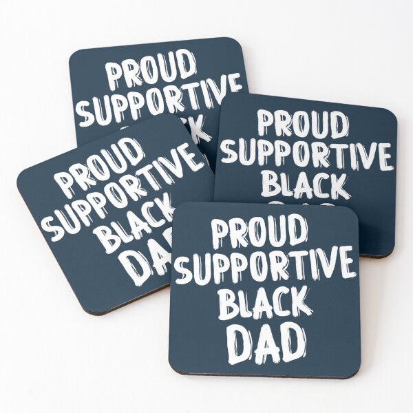 Item preview, Proud Supportive Black dad designed and sold by Tupcoolad.