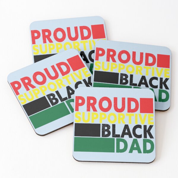 Item preview, Proud Supportive Black dad designed and sold by Tupcoolad.