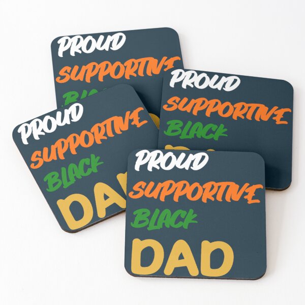 Item preview, Proud Supportive Black dad designed and sold by Tupcoolad.