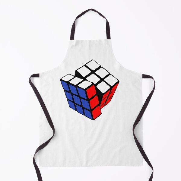 Item preview, Red, white and blue Rubik cube creative design - Creative illustration designed and sold by photonxt.