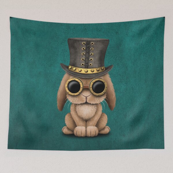 Item preview, Steampunk Baby Bunny Rabbit designed and sold by JeffBartels.