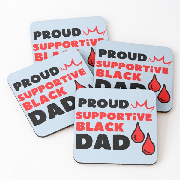 Item preview, proud supportive black dad   designed and sold by Tupcoolad.
