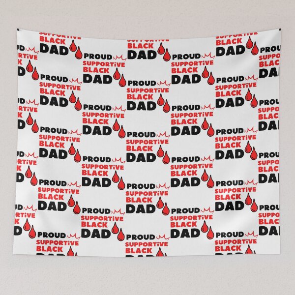 Item preview, proud supportive black dad   designed and sold by Tupcoolad.
