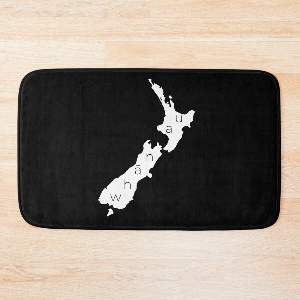 Item preview, New Zealand with Whānau, the Māori Language word for Family, on Black designed and sold by CreateShape.