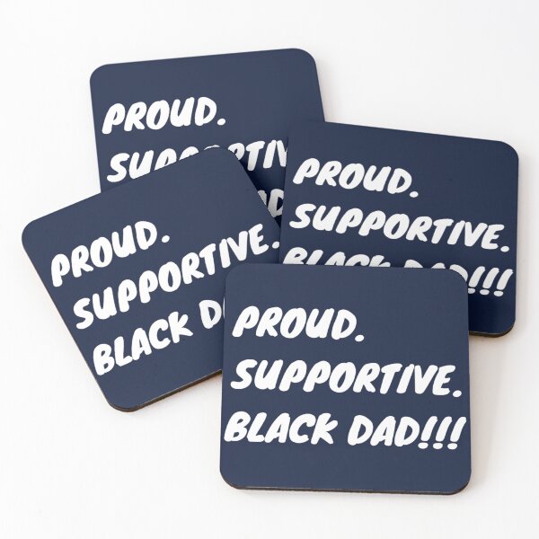 Item preview, proud supportive black dad   designed and sold by Tupcoolad.