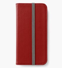 Steampunk Baby Bunny Rabbit on Red iPhone Wallet/Case/Skin