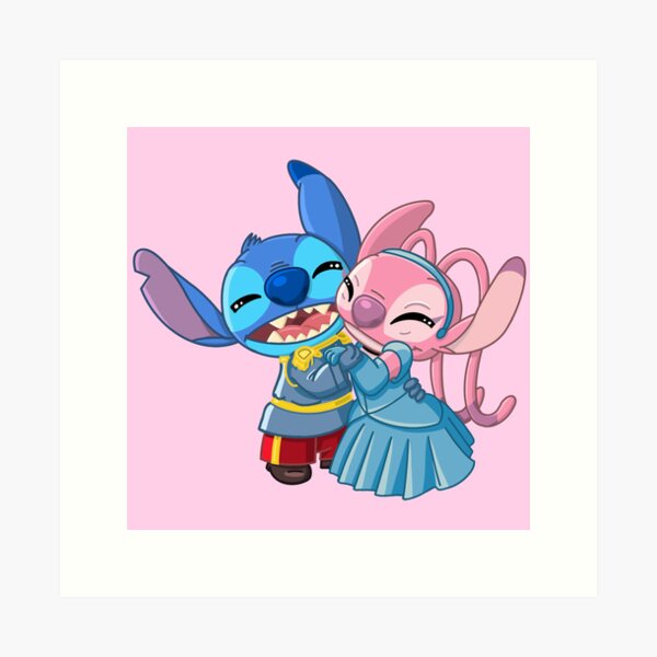 STITCH & ANGEL 3/3, an art print by FLOZ Artist - INPRNT