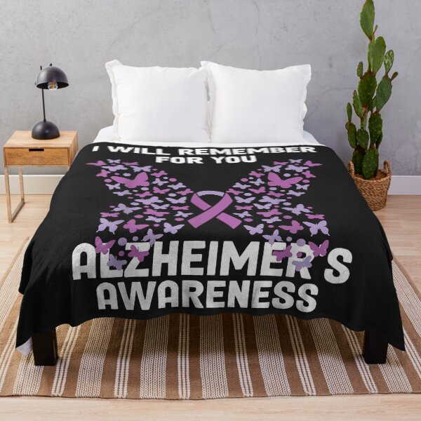 Item preview, Alzheimer's awareness Ribbon Purple Butterflies designed and sold by Corelli87.