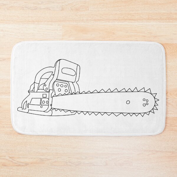 Item preview, Chainsaw drawing black - transparent designed and sold by xP42.
