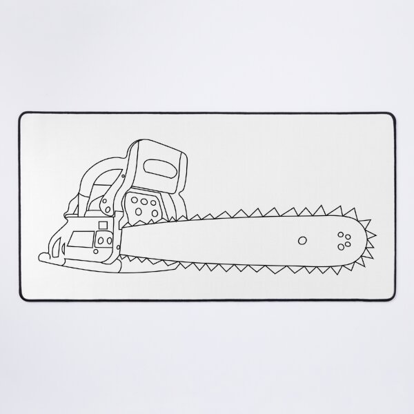 Item preview, Chainsaw drawing black - transparent designed and sold by xP42.