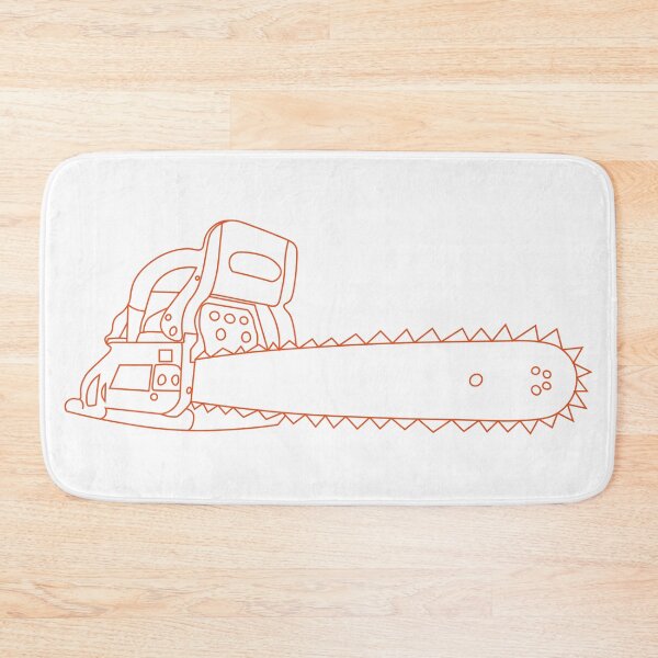 Item preview, Chainsaw drawing orange - transparent designed and sold by xP42.