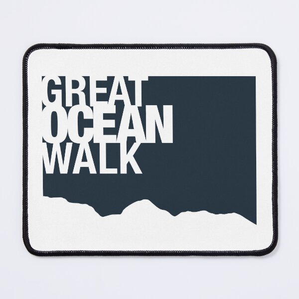 Item preview, Abstract Great Ocean Walk Coast Line in Navy designed and sold by Anne Van Beukering.