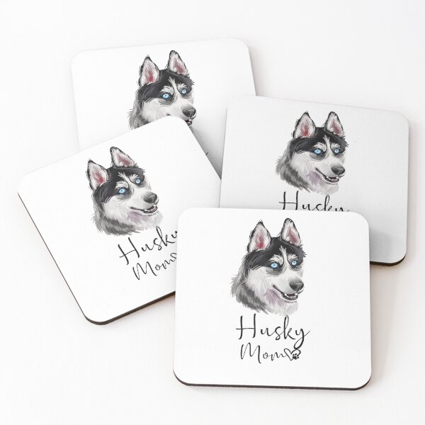 Aperçu de l'œuvre HUSKY maman chien mère cadeau de fête des mères créée et vendue par theshirtinator.