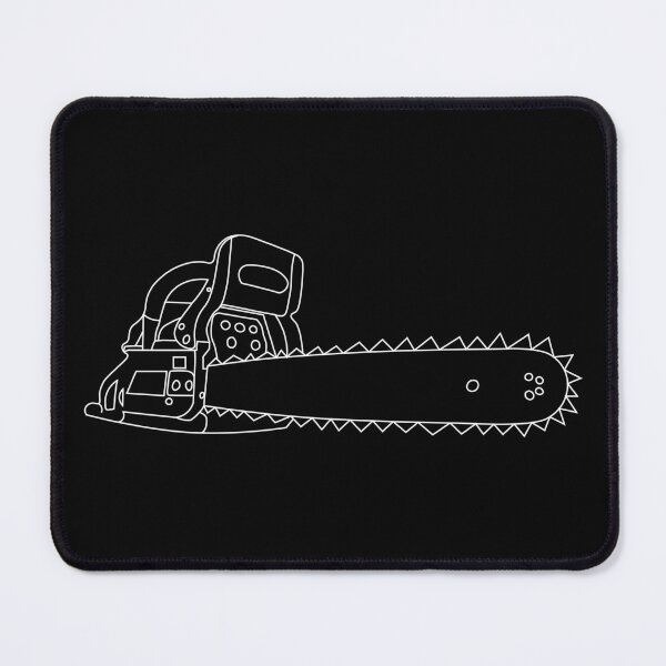 Item preview, Chainsaw drawing white - transparent designed and sold by xP42.