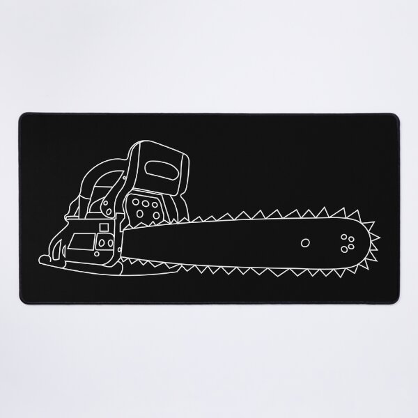 Item preview, Chainsaw drawing white - transparent designed and sold by xP42.