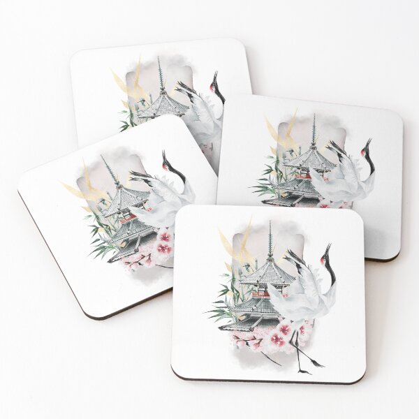 Item preview, Crane Bird Japanese Artwork designed and sold by Blok45.